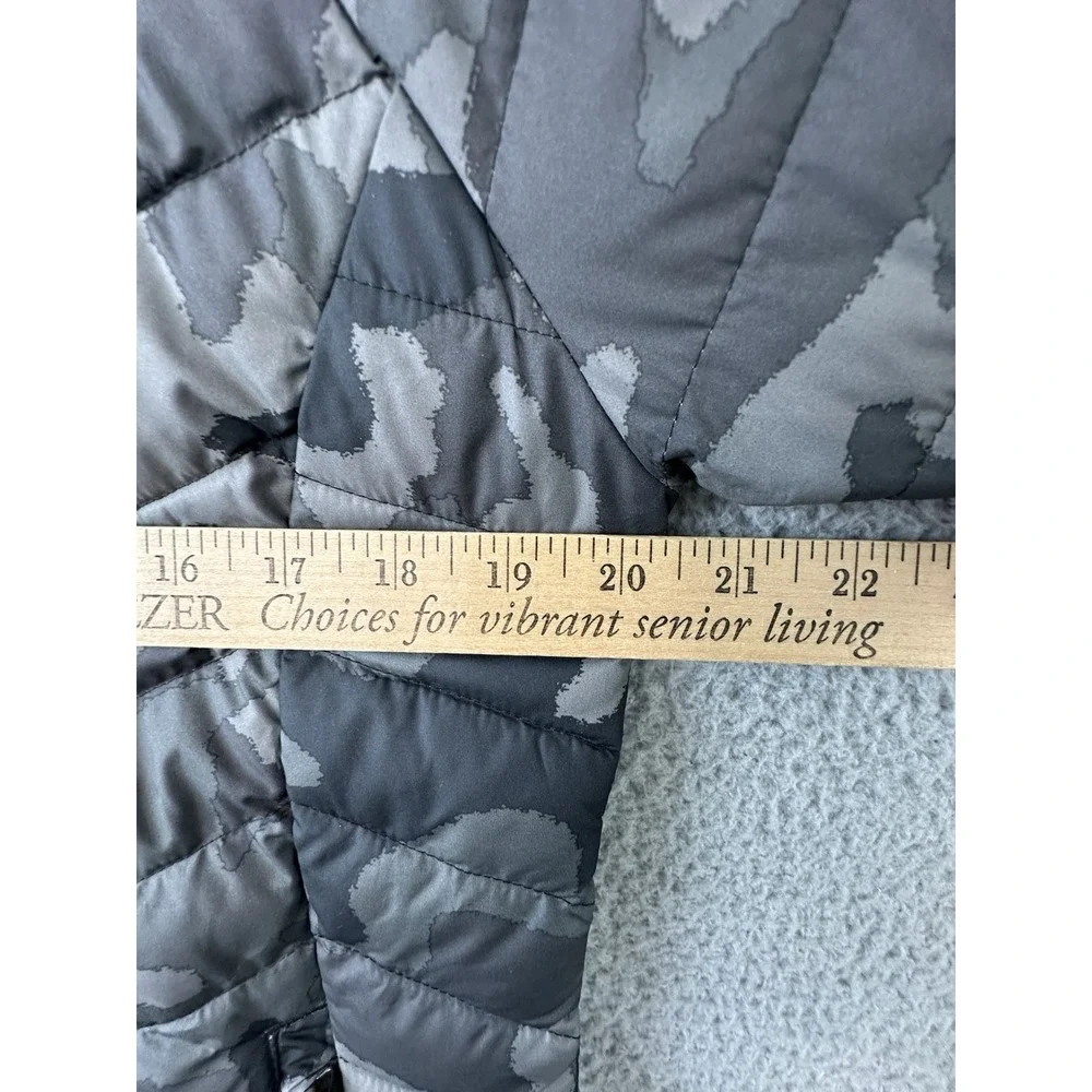 Columbia Powder Lite Puffer Jacket Womens Large Camo Omni-Heat Insulated WK1498